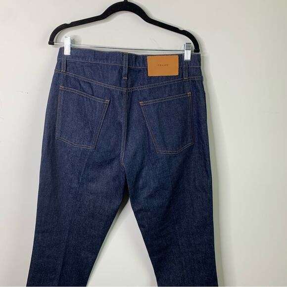 Frame La Italien true straight jeans high waisted size 30 dark wash - Picture 6 of 12